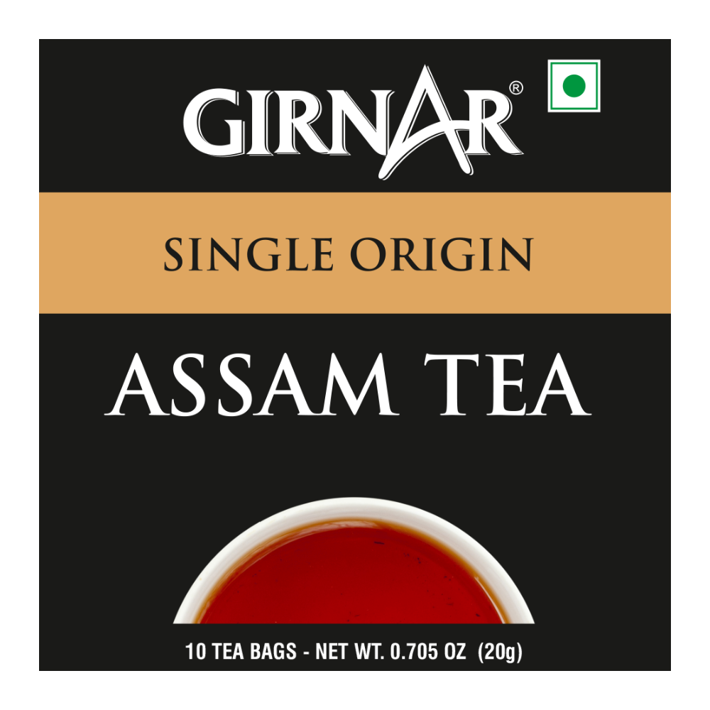 Girnar Single Origin Black Tea Bags - Assam Tea - Distacart