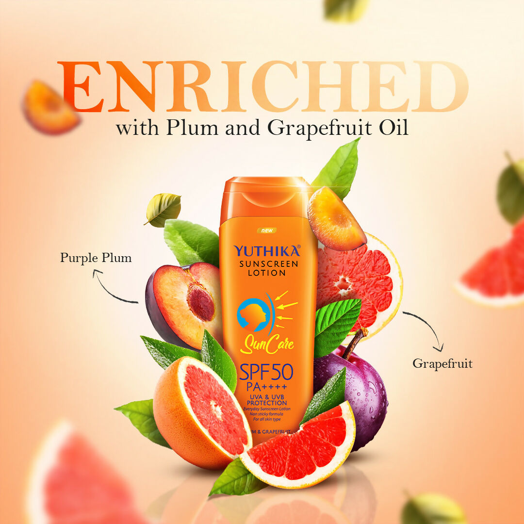 Yuthika Sunscreen Lotion Spf 50 Pa+++