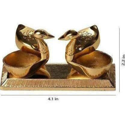 Dream Kraft Loving Bird Duck Chopda Pair Decorative Showpiece