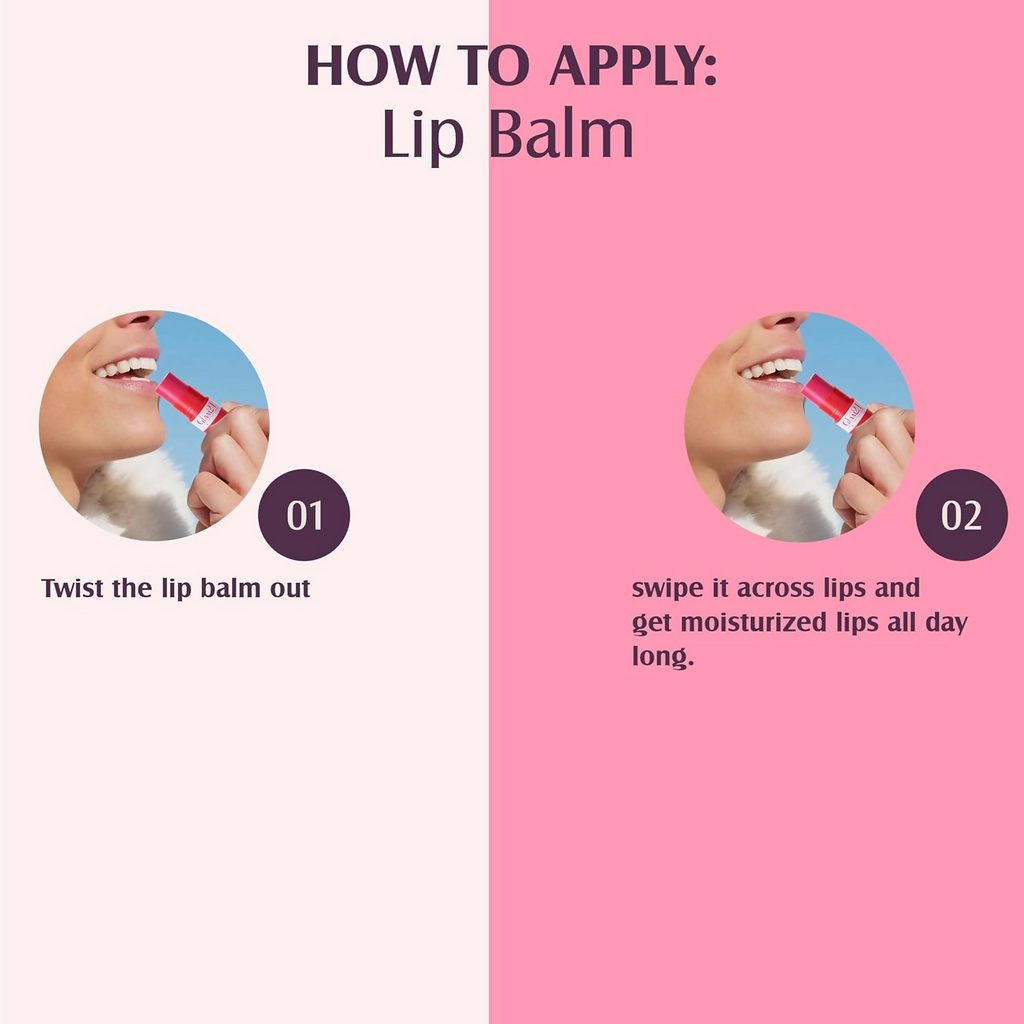 Glam21 Moisturizing Lip Balm Fruit Extract & Infused Active Ingredients - Strawberry - Distacart