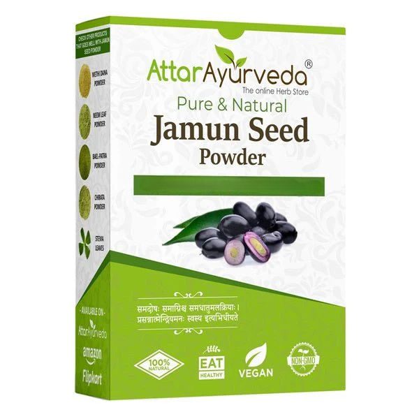 Attar Ayurveda Jamun Seed Powder - Distacart