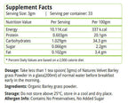 Nature's Velvet Barley Grass Powder
