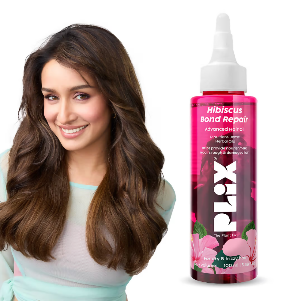 PLIX The Plant Fix Hibiscus Bond Repair Advanced Hair Oil - Distacart
