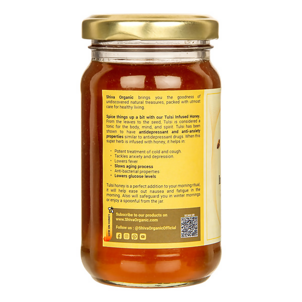 Shiva Organic Tulsi Infused Honey - Distacart