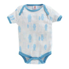 EIO New Born Baby Rompers Body Suits Jump Suit For Boys And Girls - Blue
