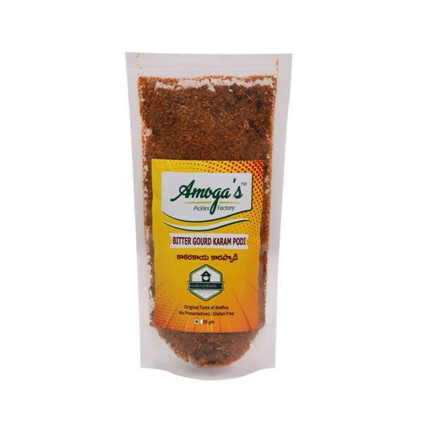 Amoga's Pickles Factory Bitter Gourd Kakarakaya Karam Podi - Distacart