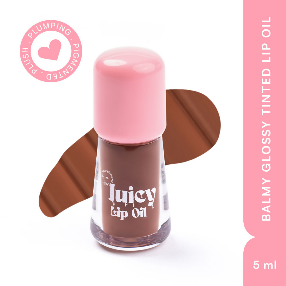Gush Beauty Balmy Glossy Tinted Lip Oil - Rose Mauve