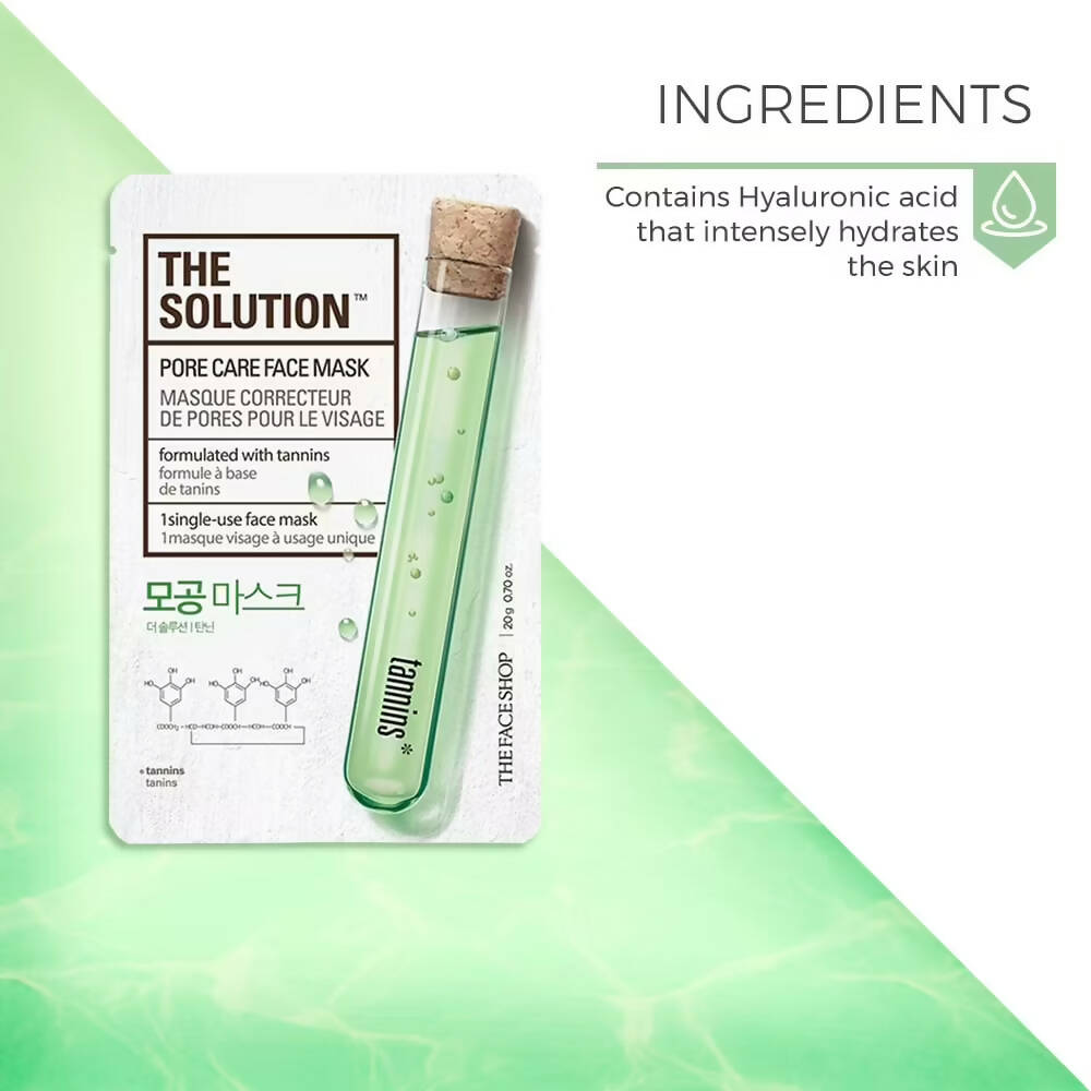 The Face Shop The Solution Pore Care Face Mask - Korean Skincare