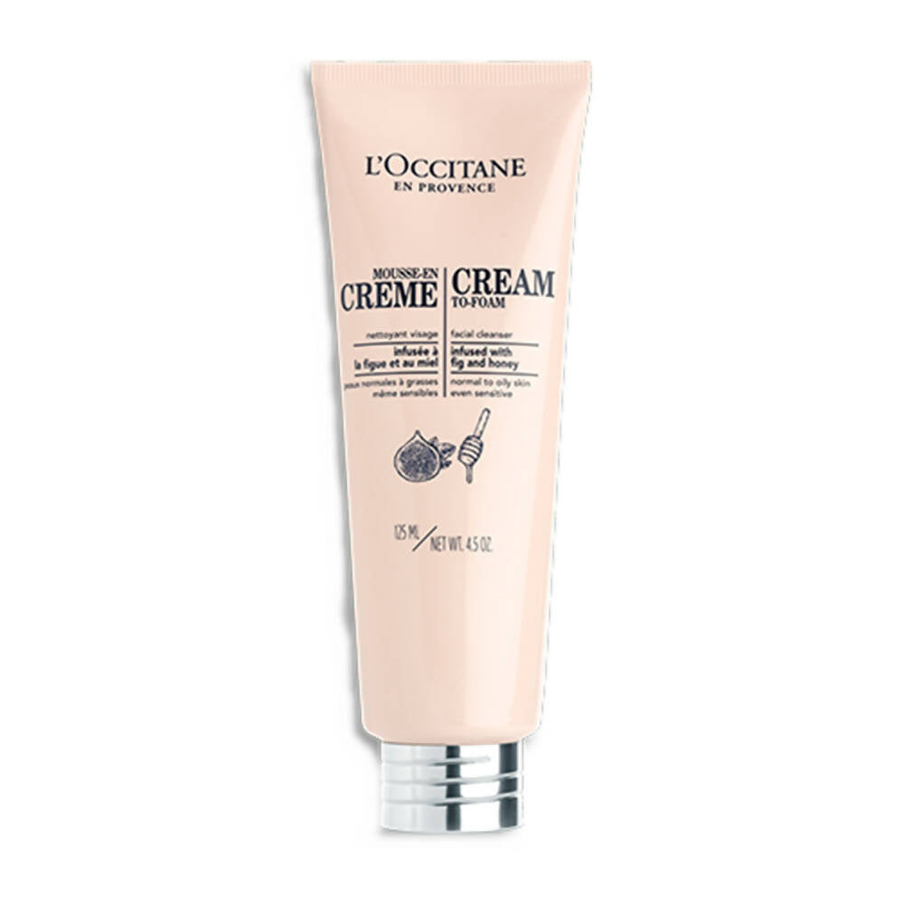 L'Occitane Cream-To-Foam Face Wash