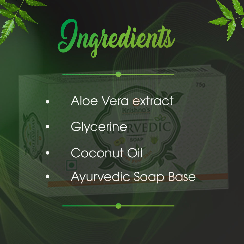 Krishna'S Herbal & Ayurveda Ayurvedic Soap