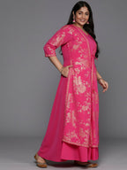 Ahalyaa Women's Traditional wear Ethnic Dress - Pink - Distacart