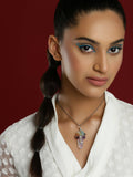 Women's Silver-Plated Chain - Ruby Raang - Distacart