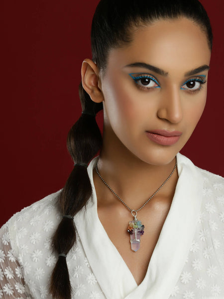 Women's Silver-Plated Chain - Ruby Raang
