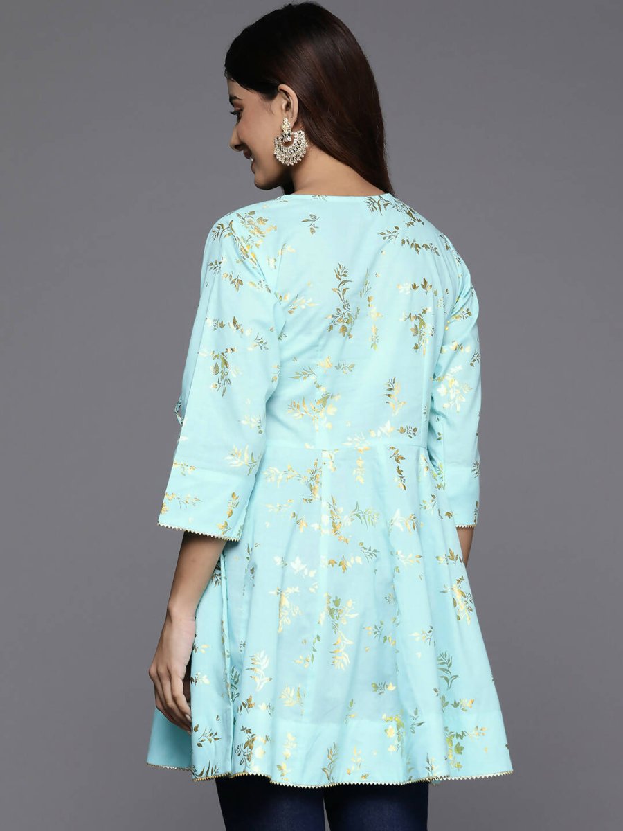Ahalyaa Women's Traditional wear Tunic - Blue