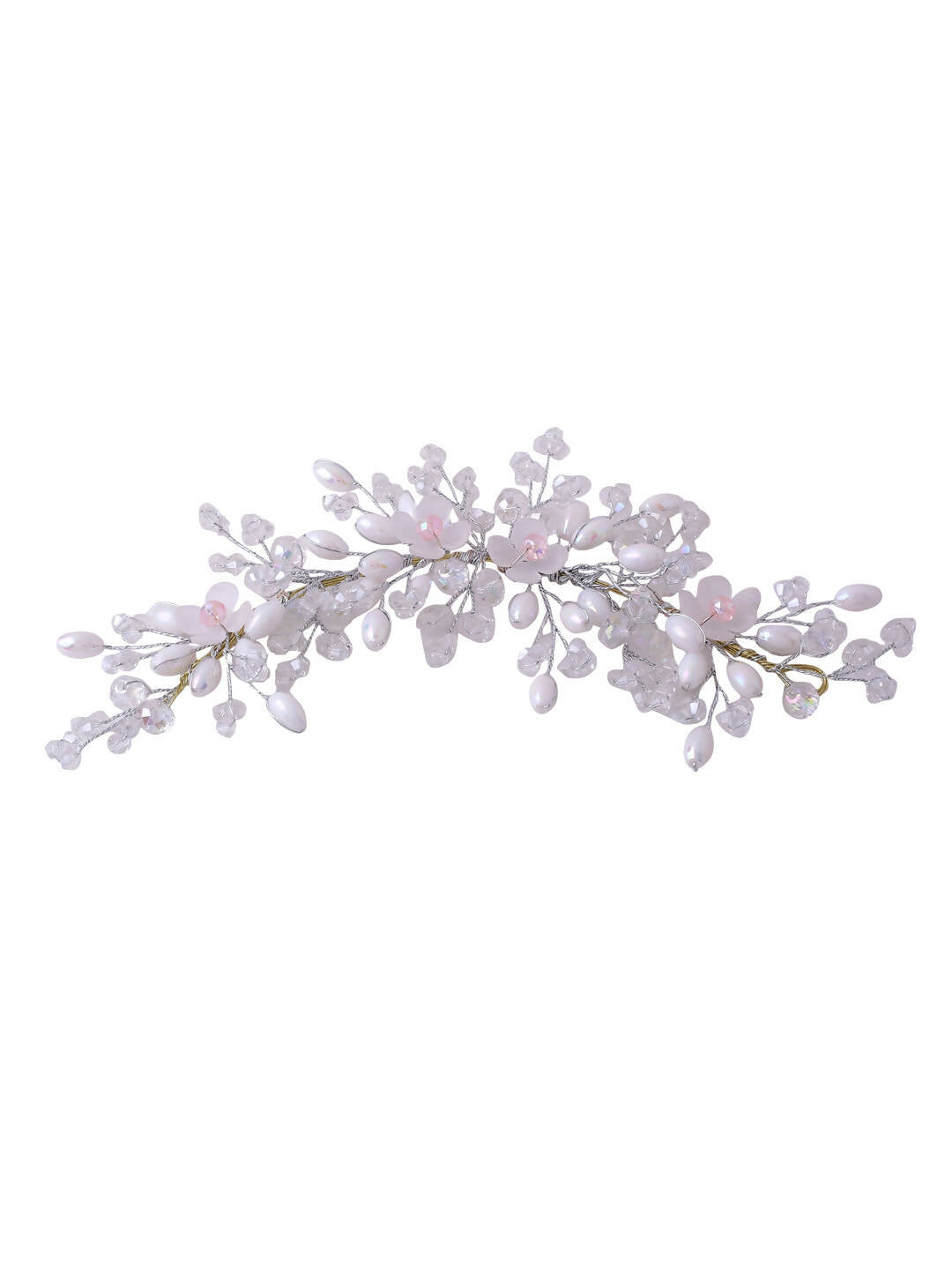 NVR Women's Embellished Beaded Hair Accessory Set