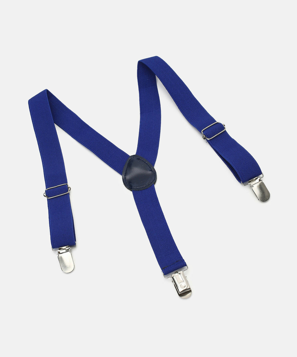 Manet Boys Solid Suspenders - Dark Blue