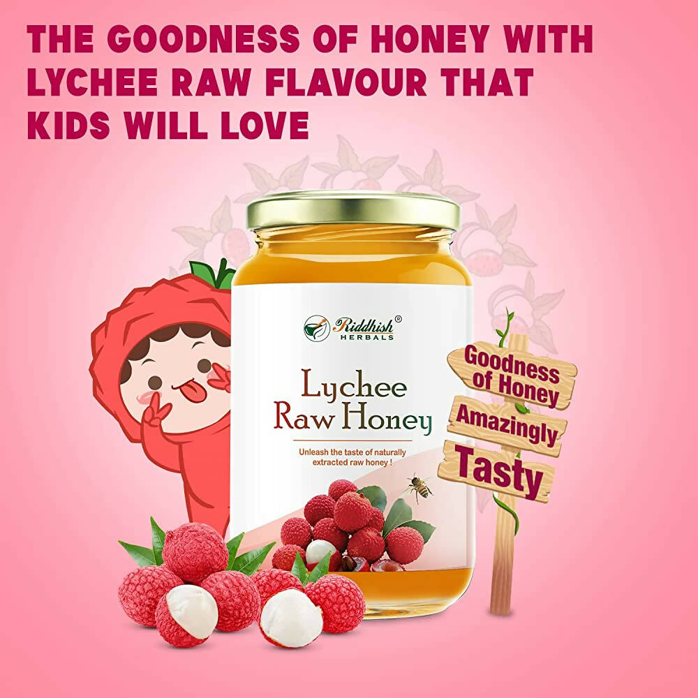 Riddhish Herbals Organic Pure Lychee Raw Honey