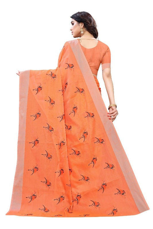  Designer Saree (SERIN ORANGE)