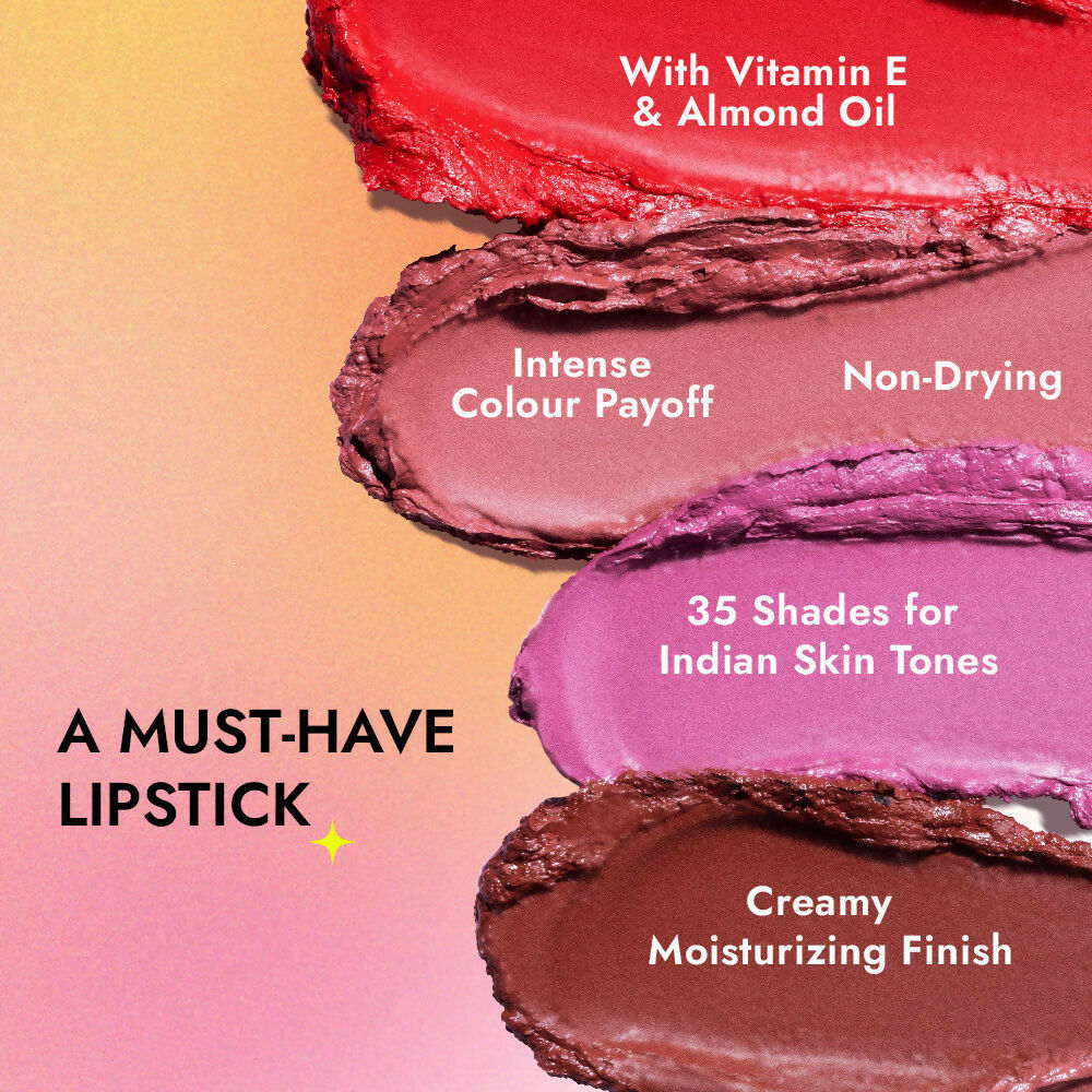 Nykaa So Creme Creamy Matte Lipstick - Hits Different