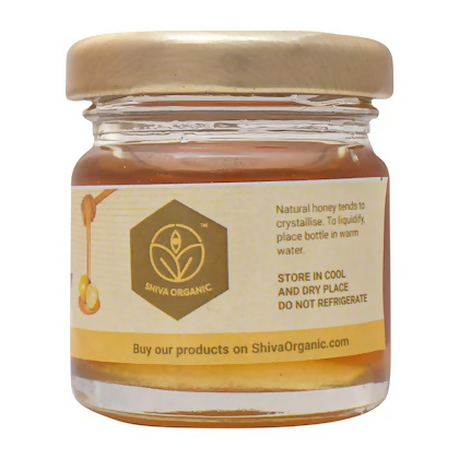 Shiva Organic Lemon Infused Organic Honey 50 gm 100% Natural Organic & Pure Honey - Distacart