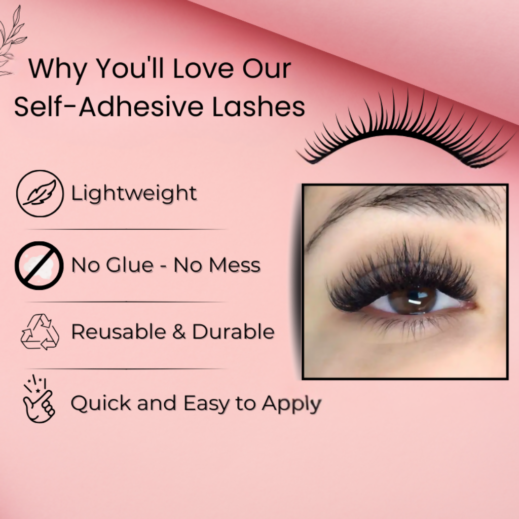 BOBI Self Adhesive Eyelashes SA02 Doll Eye – Soft Center Volume