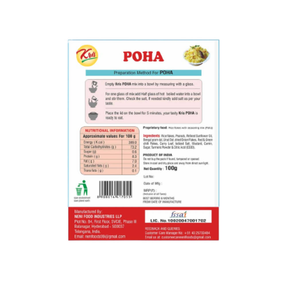 Kris Poha Ready Mix