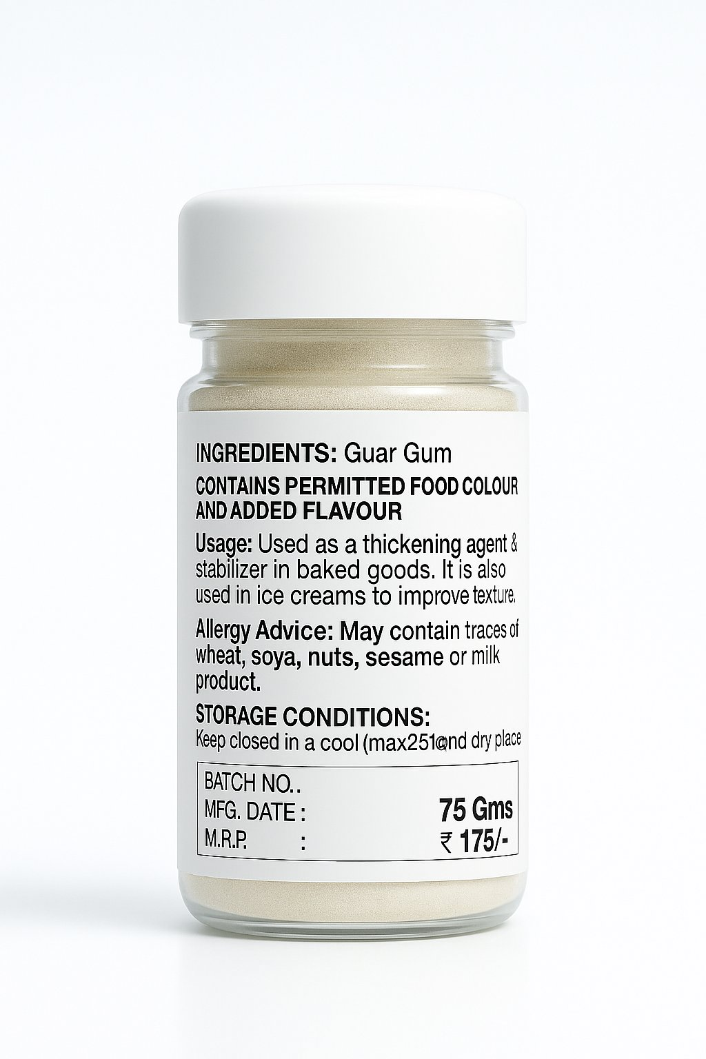 confect guar gum br b 75 gms b