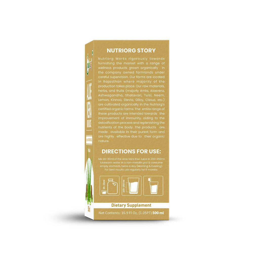 Nutriorg Aloevera Kiwi Juice - Distacart