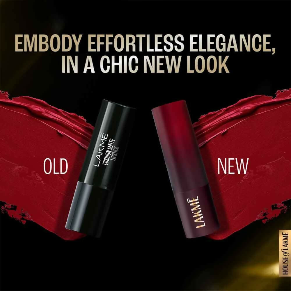 Lakme Forever Matte Lipstick, Made With French Rose Oil Extracts - Pink Geranium