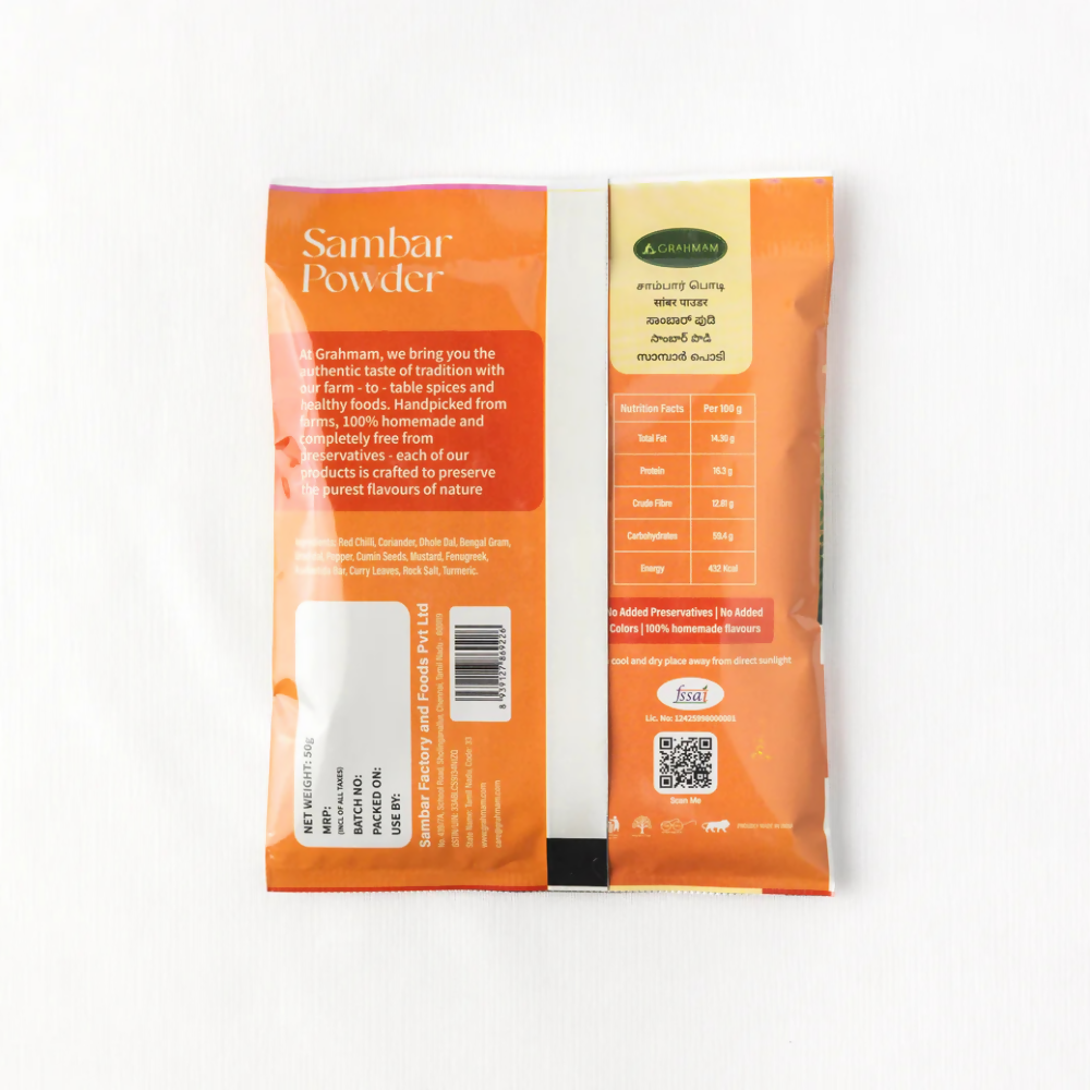 Grahmam Sambar Powder - Distacart