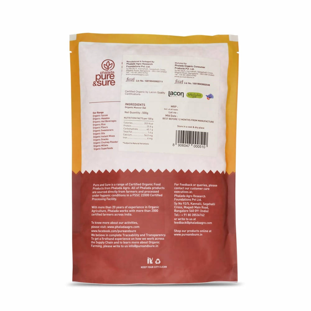Masoor Dal Organic 