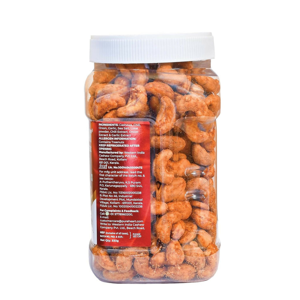 Pureheart Nutreat Fiery Hot Cashews - Distacart