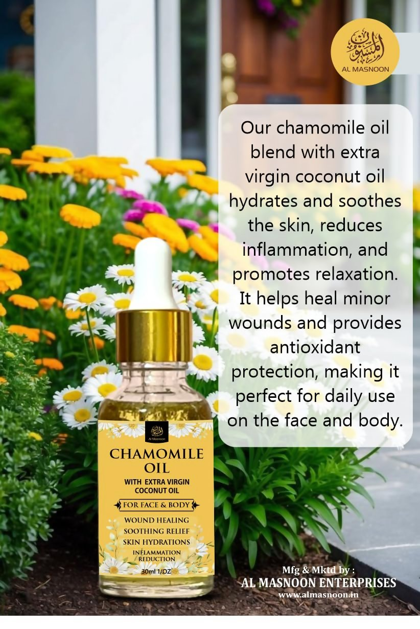 Al Masnoon Chamomile Oil (Babuna Oil / Roghan Babuna) - Distacart