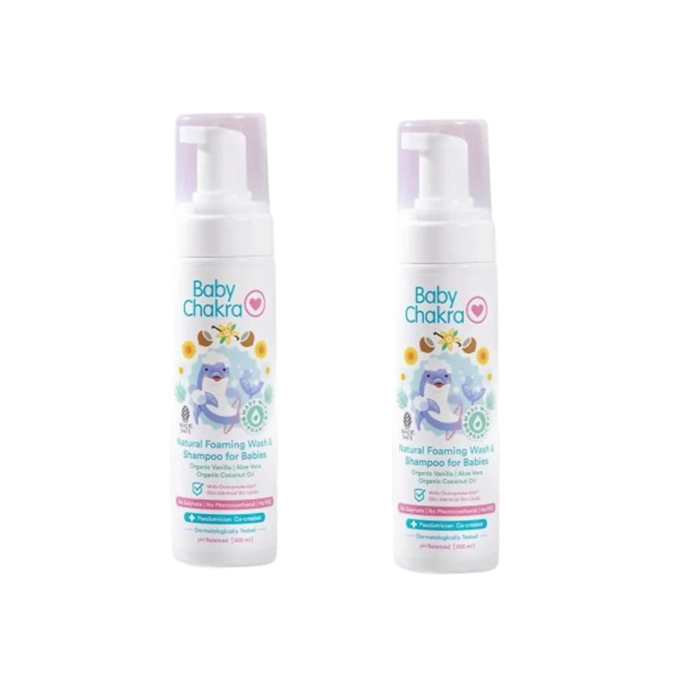 BabyChakra Natural Foaming Wash & Shampoo For Babies