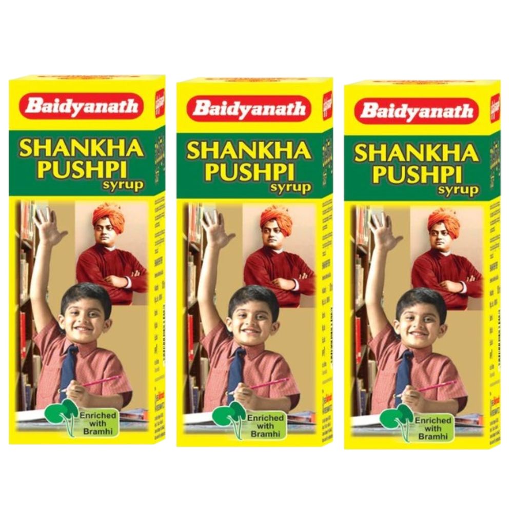 Baidyanath Kolkata Shankhapushpi Syrup - Distacart