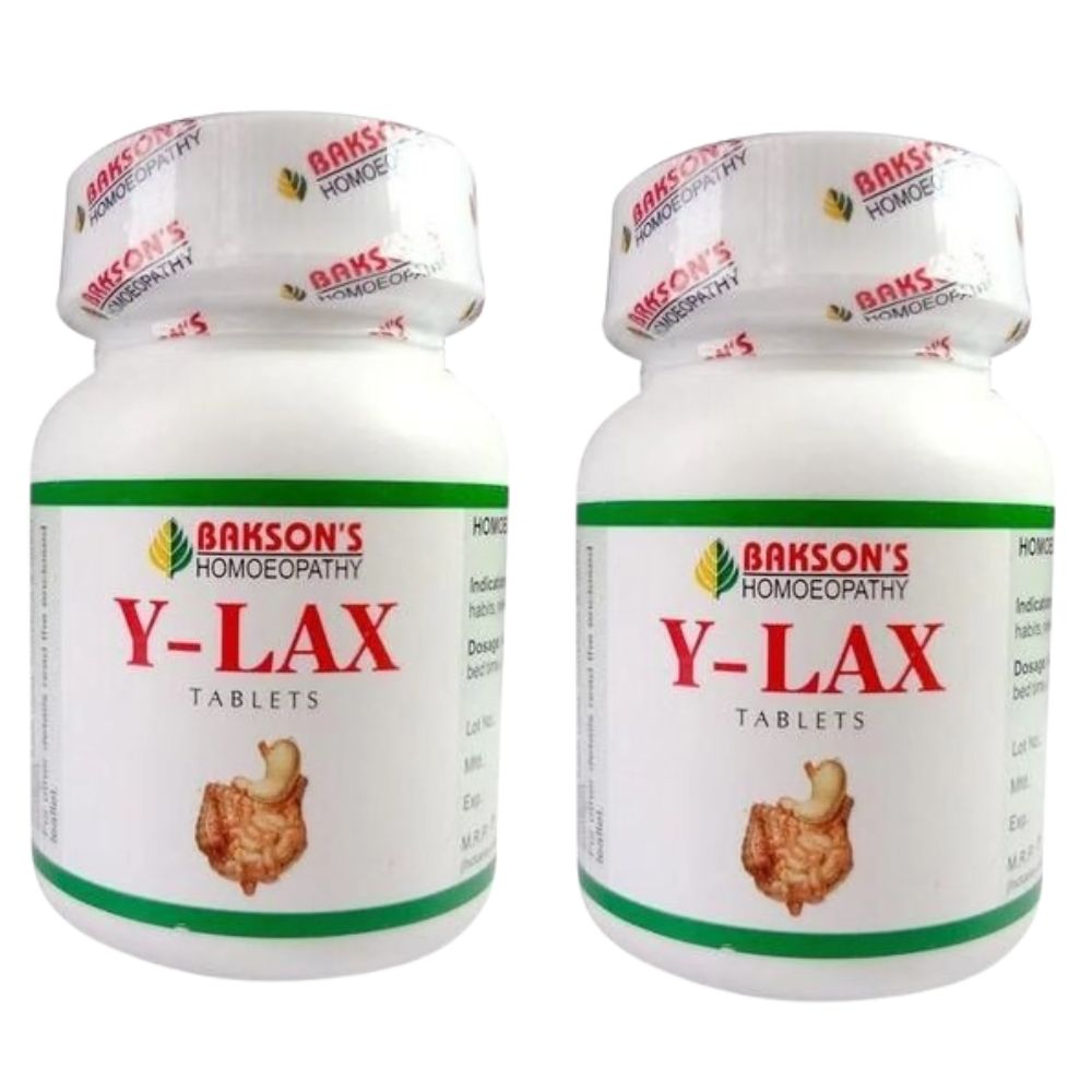 Bakson's Homeopathy Y-Lax Tablet - Distacart