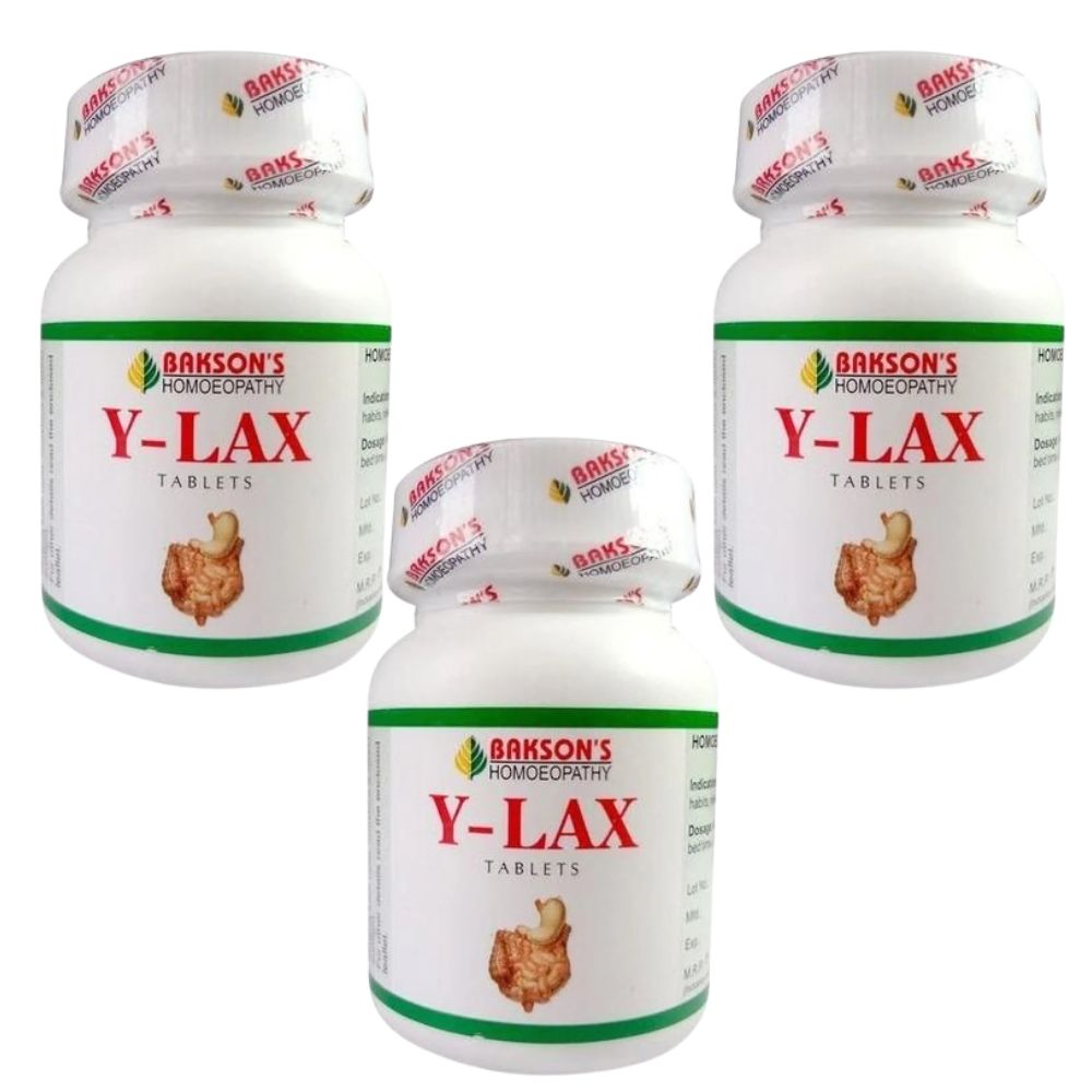 Bakson's Homeopathy Y-Lax Tablet - Distacart