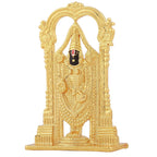 Estele Gold-Polished Lord Tirupati Balaji Idol Showpiece for Pooja Mandir/ Home Decorative