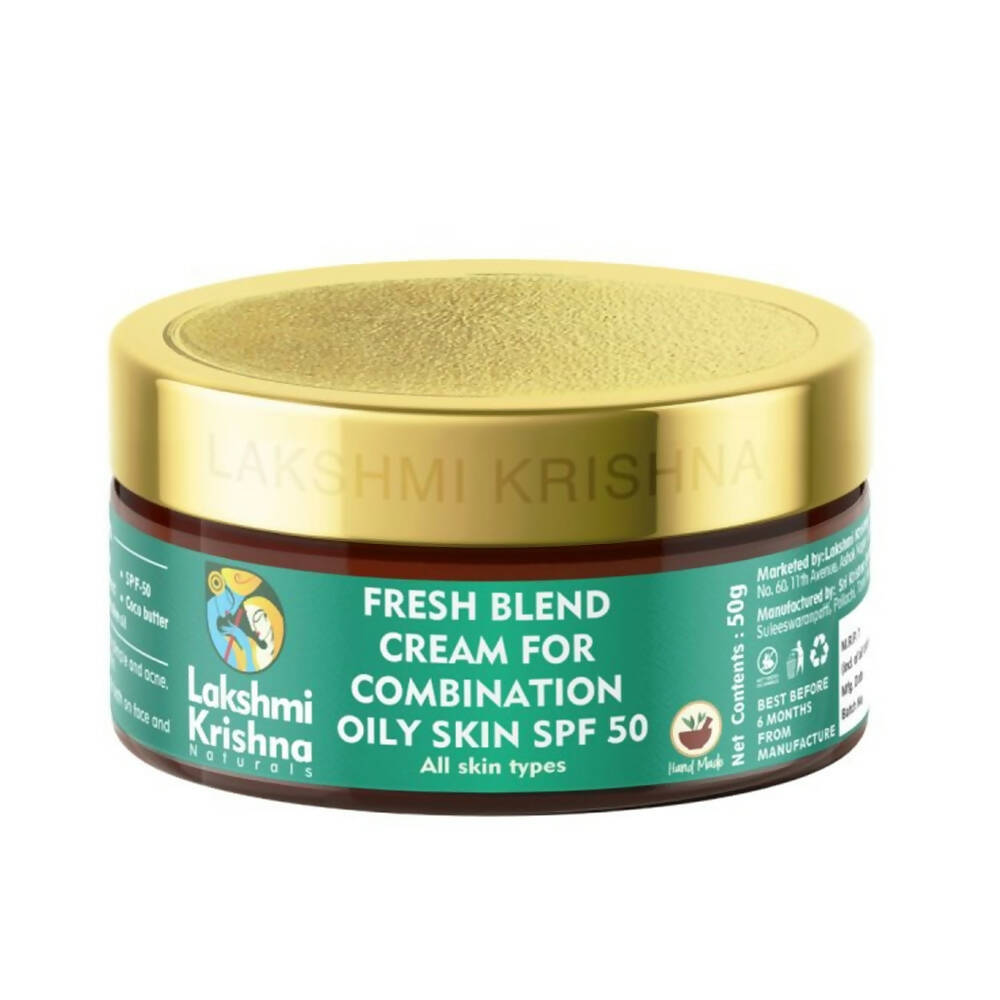 Lakshmi Krishna Naturals Fresh Blend Cream For Combination Oily Skin SPF 50