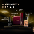Lakme Forever Matte Lipstick, Made With French Rose Oil - Red Aurora