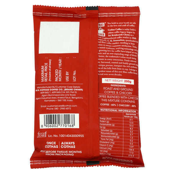 Cothas Coffee Hotel Blend INS Strong Coffee Powder - Distacart
