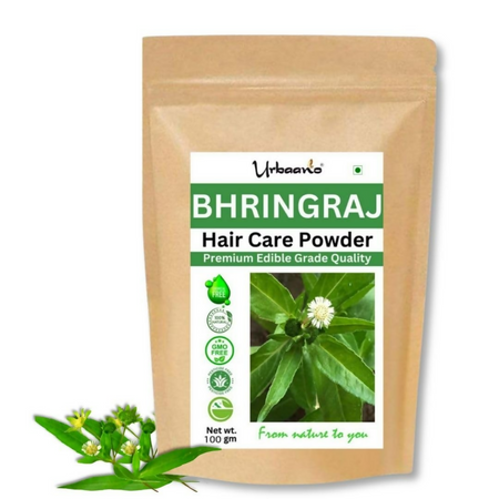 Urbaano Herbal Pure Bhringraj Powder Eclipta alba For Hair Growth Hair Mask