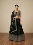 Lehenga Mart Designer Indian Wedding Lehenga Choli-Black - Distacart