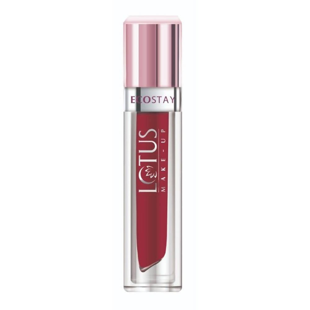 Lotus Make-Up Ecostay Matte Lip Lacquer - Red Fantasy (4 Gm)