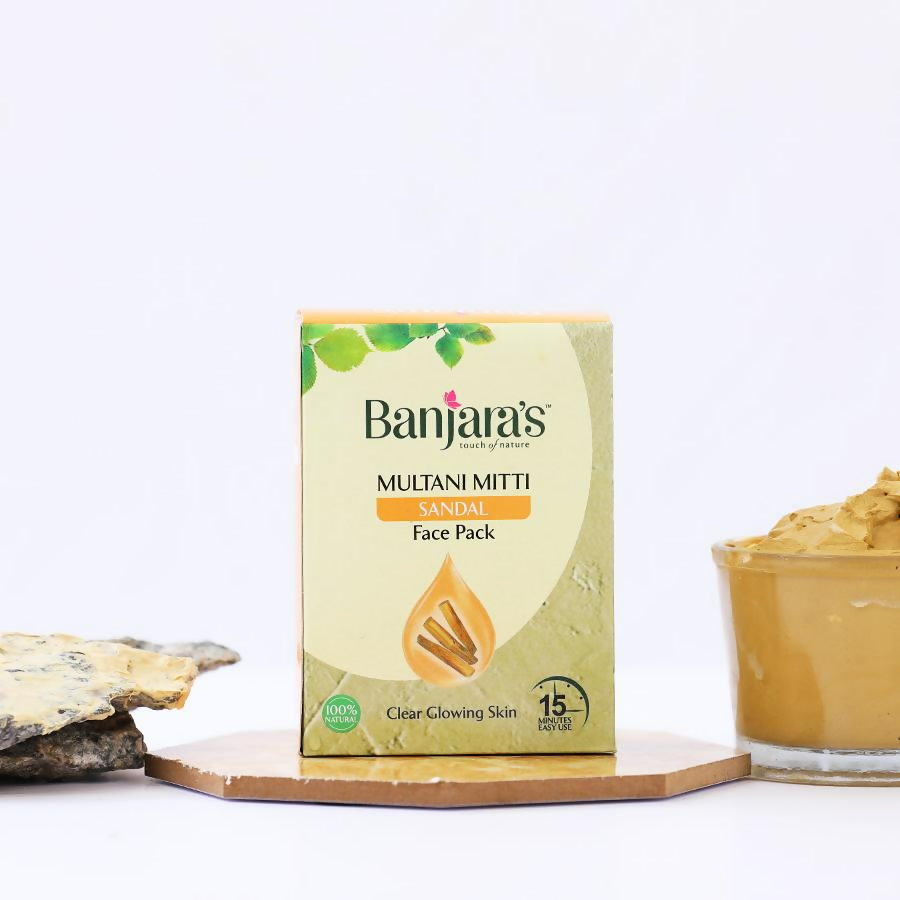 Banjara's Multani Mitti Sandal Face Pack Powder