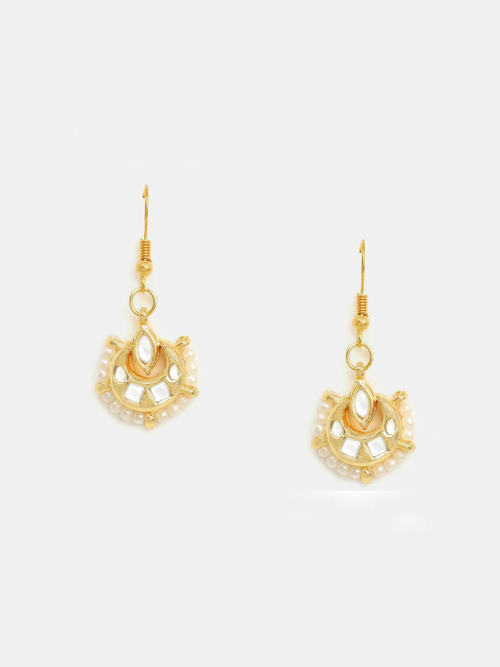 Ruby Raang Kundan Maang Tikka With Earrings - Distacart
