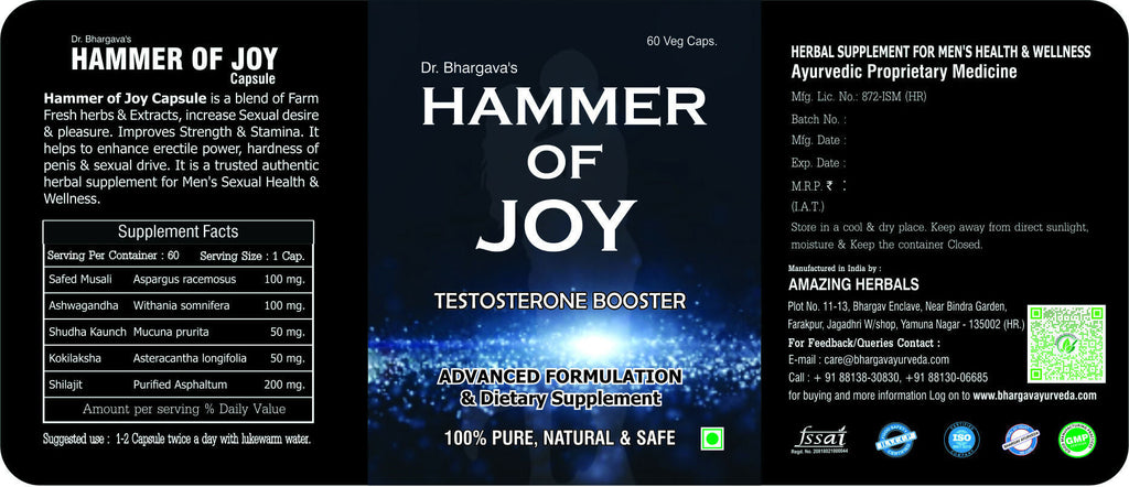 Dr.Bhargav�s Hammer Of Joy Capsules