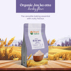 Bharat Vedica Organic Barley Flour | Stone-Ground & Fresh - Distacart