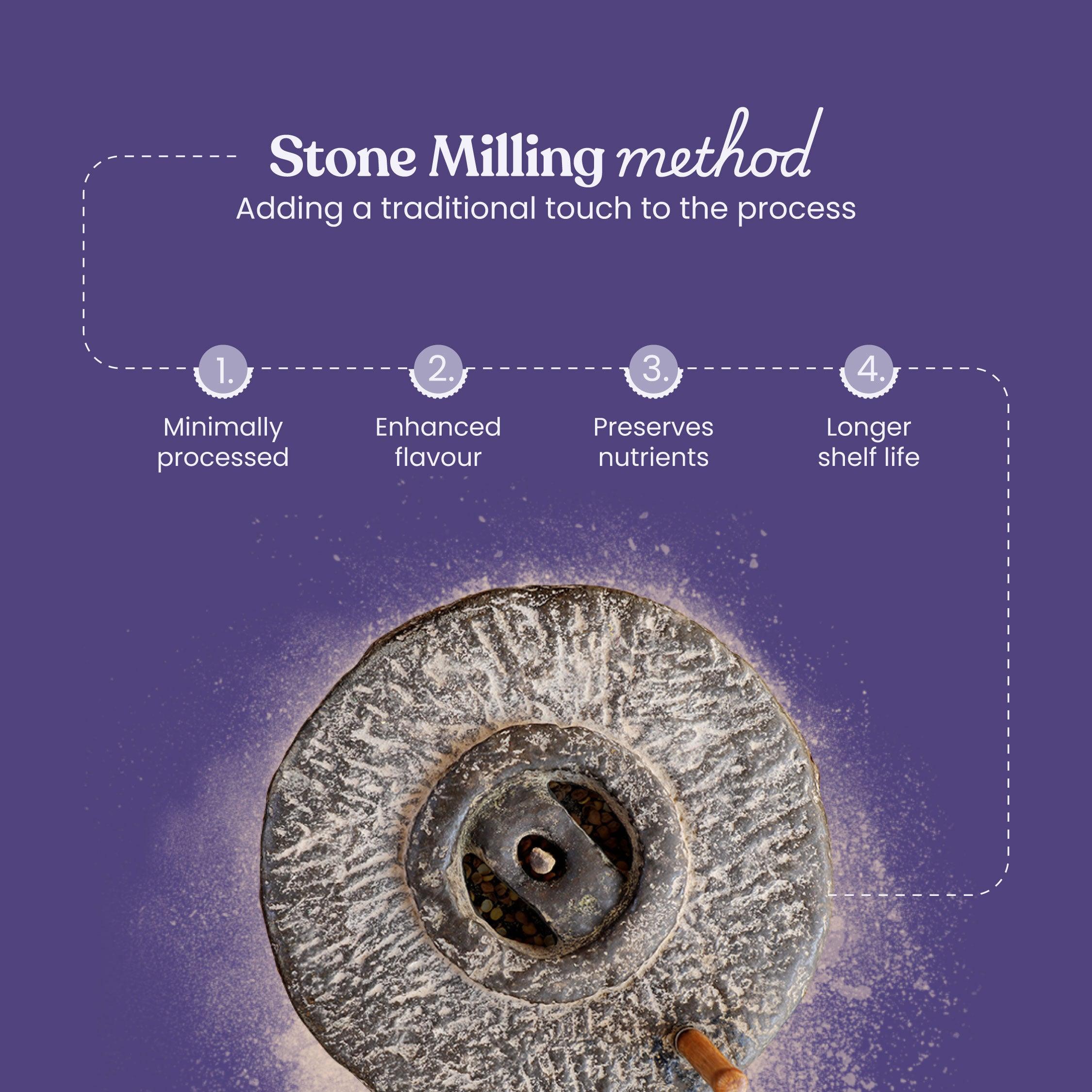 Bharat Vedica Organic Barley Flour | Stone-Ground & Fresh - Distacart