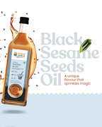 Bharat Vedica Organic Wood Pressed Black Sesame Oil - Organic Wood Pressed Kale Til ka Tel - Distacart